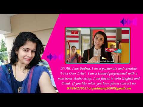 Padma Harikrishnan Voice Over Tamil Ad (Colgate Active Salt)
