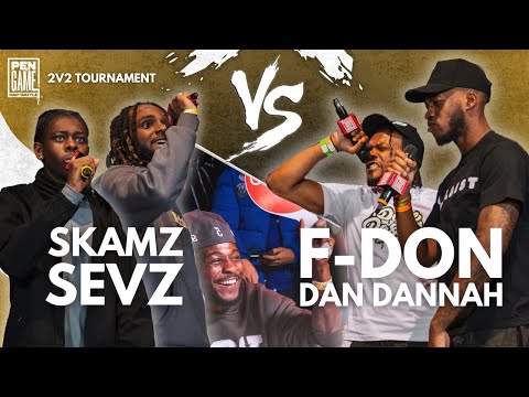 SKAMZ & SEVZ vs F-DON & DAN DANNAH | PenGame Rap Battle 2024