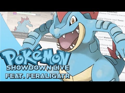 "Life Orb Dragon Dance Feraligatr" Pokemon Sun/Moon OU Showdown Live W/OPJellicent
