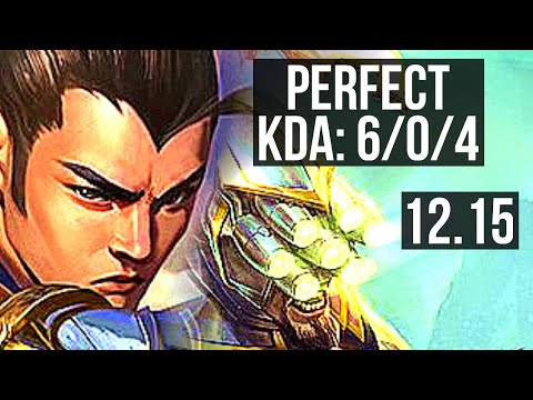 XIN ZHAO vs MASTER YI (JNG) | 6/0/4, 500+ games, Dominating | EUW Master | 12.15
