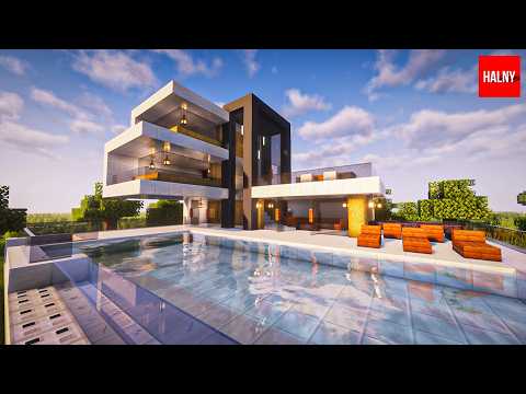 How to build a modern mansion in Minecraft