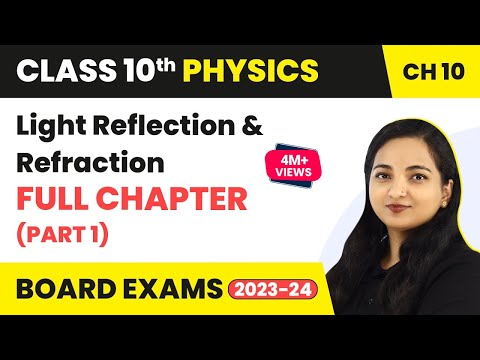 Light Reflection and Refraction Full Chapter Class 10 Physics - CBSE ...