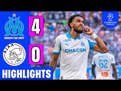Marseille vs Ajax 4-0 Resumé | Paixao Goals | Aubameyang | UCL 2025-26 Highlights | OM