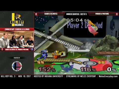 Kill Roy Vol. 3 - Blendtec & Shabo vs. Photonic & Phrigid - SSBM - Winners Quarters