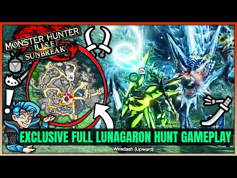 EXCLUSIVE LUNAGARON HUNT GAMEPLAY - New Weapons Look & Citadel Tour - Monster Hunter Rise Sunbreak!