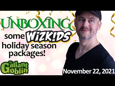 Unboxing WizKids boxes during the holiday season! - November 23, 2021