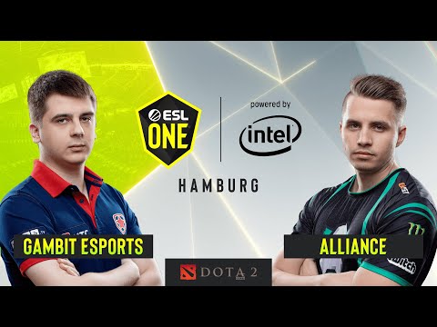 Dota2 - Gambit Esports vs. Alliance - Game 1 - Lowerbracket Final - ESL One Hamburg 2019