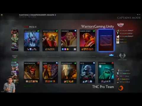 Dota 2  : TNC Gaming (Philipines) vs WG Unity (Malaysia)