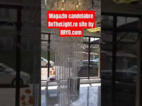 Magazin candelabre BeTheLight.ro site by BRYO.com, magazin corpuri de iluminat București