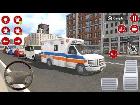 Ambulance Rescue Driver 2021 - Emergency Rescue Service Simulator -   Android Gameplay