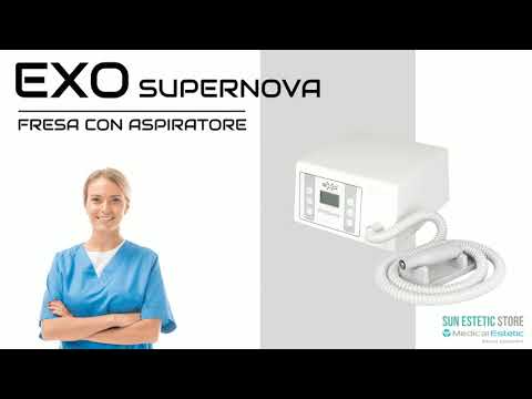 Exo Supernova fresa podologica professionale con aspiratore manicure