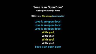 Love Is an Open Door (Karaoke Duet) | Full Version