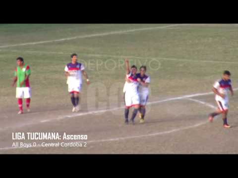 LIGA TUCUMANA (Ascenso): Central Córdoba logró un triunfazo frente a All Boys