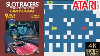 Slot racers Atari 2600 4k Gameplay