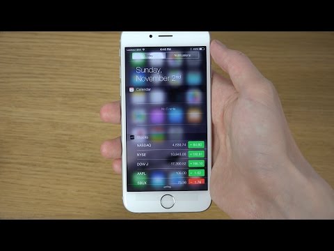 iPhone 6 iOS 8.1 Flurry Jailbreak Tweak! (4K)