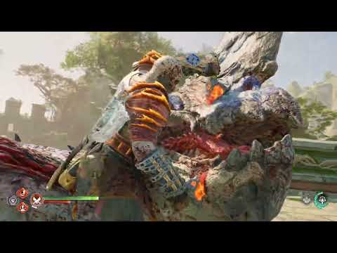 GOD OF WAR RAGNAROK - THE CORPSE EATER (DRAGON) BOSS FIGHT GIVE ME GOD OF WAR (Hardest Difficulty)