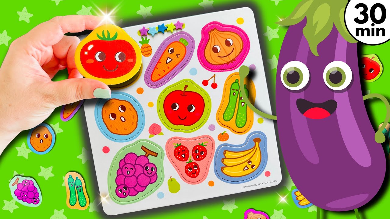 APRENDER AS CORES E NOMES DAS FRUTAS - APRENDER AS CORES BRINCANDO - EDUCATIVO INFANTIL