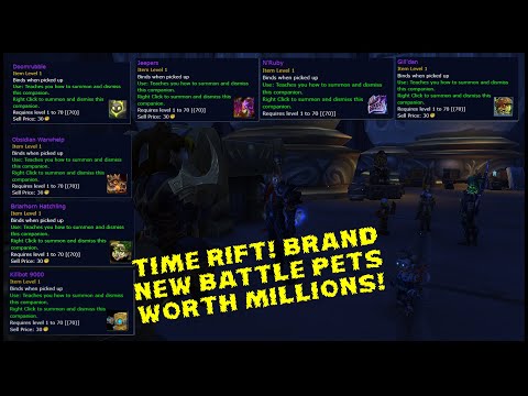 WoW How To Make Gold With Time Rift Event NEW Battle Pet's - Dragonflight 2023