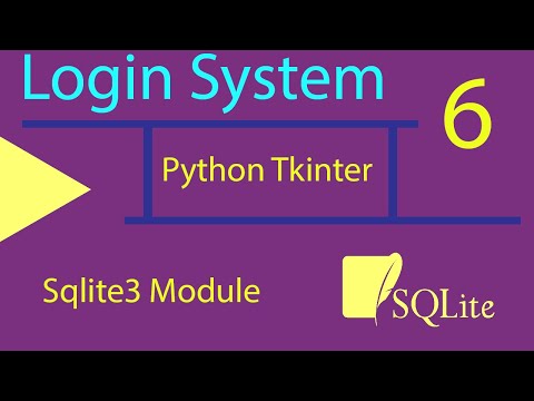 6 Login System Using Python Tkinter And Sqlite3 Module