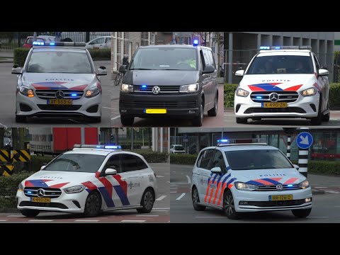 14x! (Onopvallende-) Verkeerspolitie, Officier van Dienst en Politie noodhulp met spoed in Den Bosch