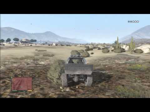 GTA 5 MONSTER TRUCK STUNT CRASH ACCIDENT POLICE CHASE