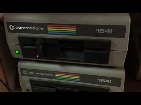 Commodore disk drive 1541 demo