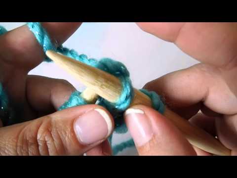 Rechte Masche stricken- Stricken für Anfänger