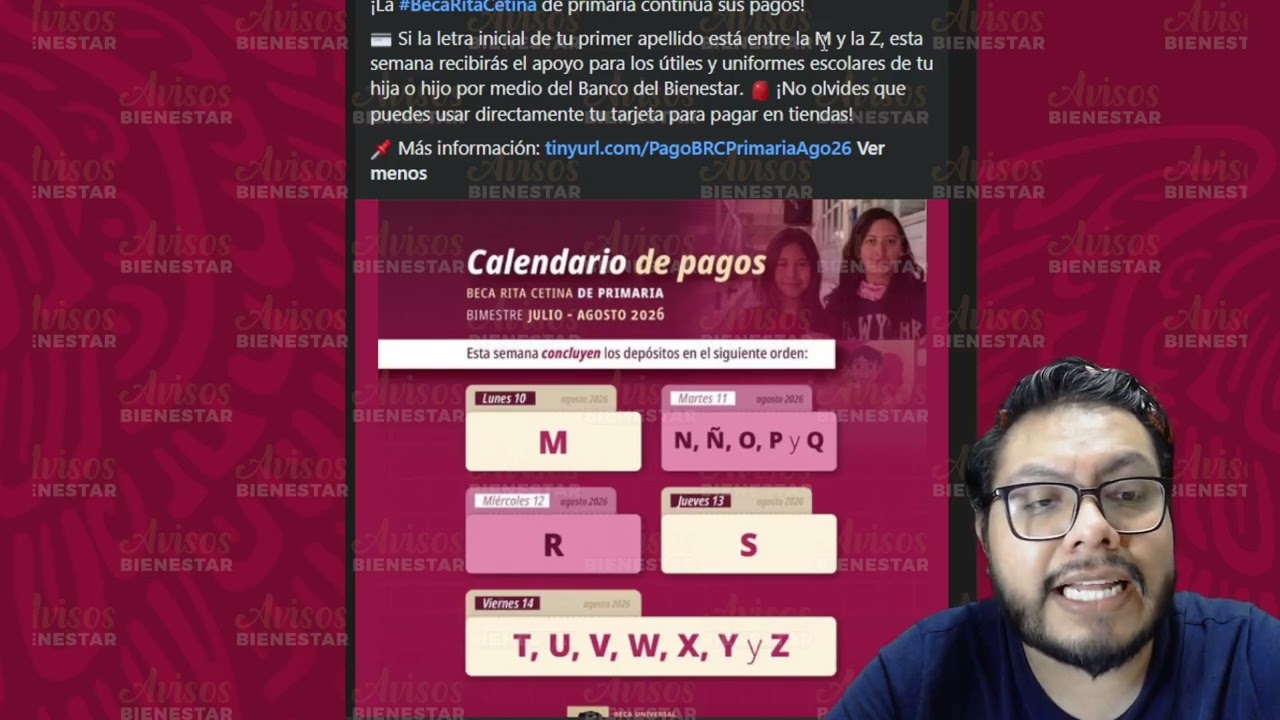 ¡PAGOS DE LA BECA RITA CETINA primaria! del 10 al 14 agosto  de uniformes y utiles recibes $2,500