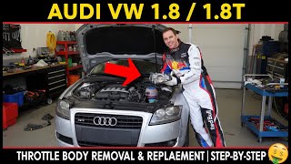 Audi VW 1.8 / 1.8T Throttle Body Removal & Replacement | Step-by-Step DIY