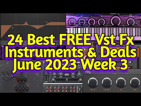 24 Best New FREE VST Plugins, Vst Instruments, Sample Packs & Best Plugin Deals - June 2023 Week 3