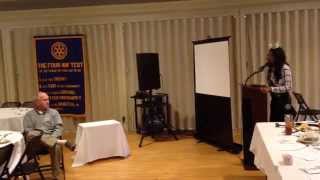 preview picture of video 'Miss Mississippi Jasmine Murray speaks to the Cleveland Rotary Club.'