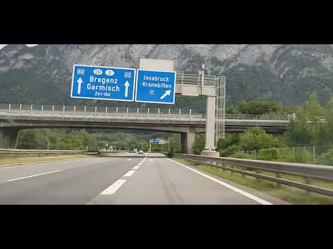 Innsbruck, B174, Bachlechnerstraße, Innrain, A12, Brenner, Matrei-Steinach