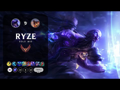 Ryze Mid vs K'Sante - KR Grandmaster Patch 13.15