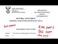 EMS GRADE 9 I GEC EXAM QUESTIONS I NOVEMBER 2025 I TERM 4 I ALL TOPICS INCLUDED