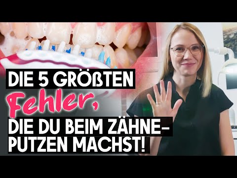Die 5 größten Fehler, die JEDER beim Zähneputzen macht.