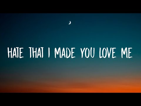 Ariana Grande &ndash; hate that i made you love me (Lyrics)