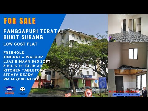 Low Cost Flat Teratai Bukit Subang - Harga Mampu Milik, Lokasi Premium – Grab Sebelum Naik Harga! video