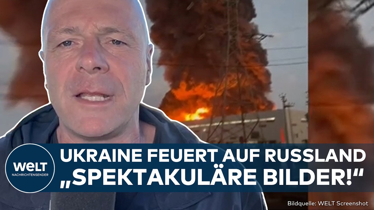 PUTINS KRIEG: Brisante Treffer! Ukraine feuert auf Russland! Schwere Schäden für Wirtschaft