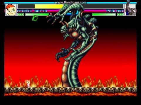 M.U.G.E.N Episode 336 Atomic betty (Me) vs PHALANX