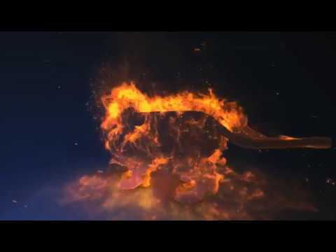 598  - Lion Spirit Logo Reveal fire action opener intro animation