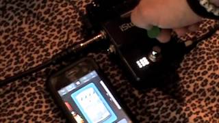 Video thumbnail for Digitech iStomp Guitar Effects Pedal with iPhone app Review by gearmanndude