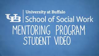 Title card, Mentoring Program: Student Video.