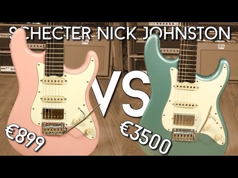 How close are they? Schecter Nick Johnston Sig. Comparison