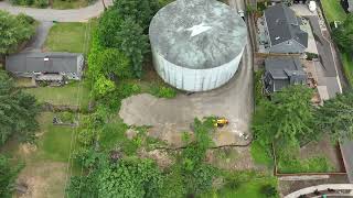 TVWD Taylors Ferry Reservoirs and Site Seismic Improvements Project Aerial Drone Footage–June 2025
