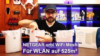 [Netgear - Orbi] WLAN auf 525m² mit dem RBK53 Mesh Tri.Band WiFi System [Review] [HD]