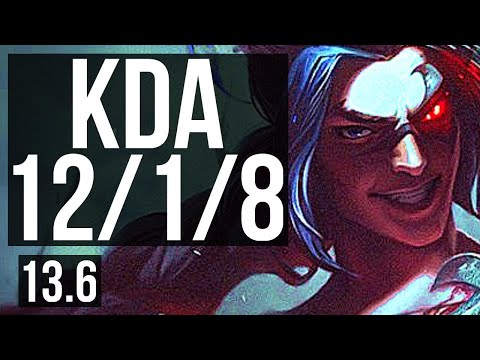 KAYN vs VIEGO (JNG) | 12/1/8, 73% winrate, Legendary | KR Master | 13.6