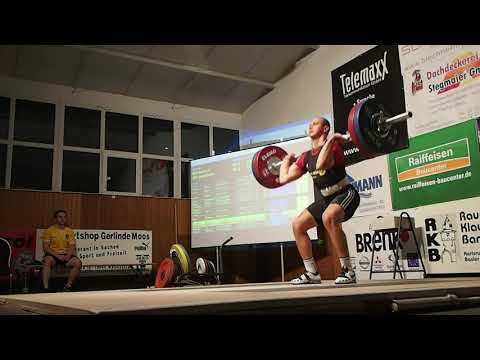 KSV Durlach II vs TSV Heinsheim III - Moaz El Sayed - 102kg Snatch, 125kg Clean & Jerk