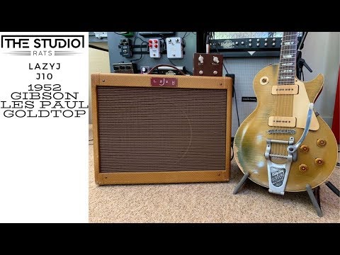 Lazy J J10 Amplifier and 1952 Gibson Les Paul Gold Top.