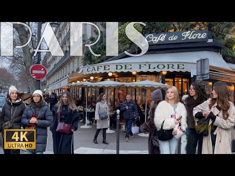 [🇫🇷Paris France 4K 120FPS Walking Tour] Paris Stroll on the Last Day of January 01/February/2026