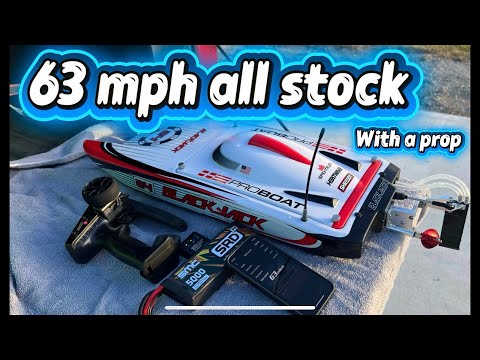 Blackjack 24 v2 63mph stock electronics #proboat rc boat